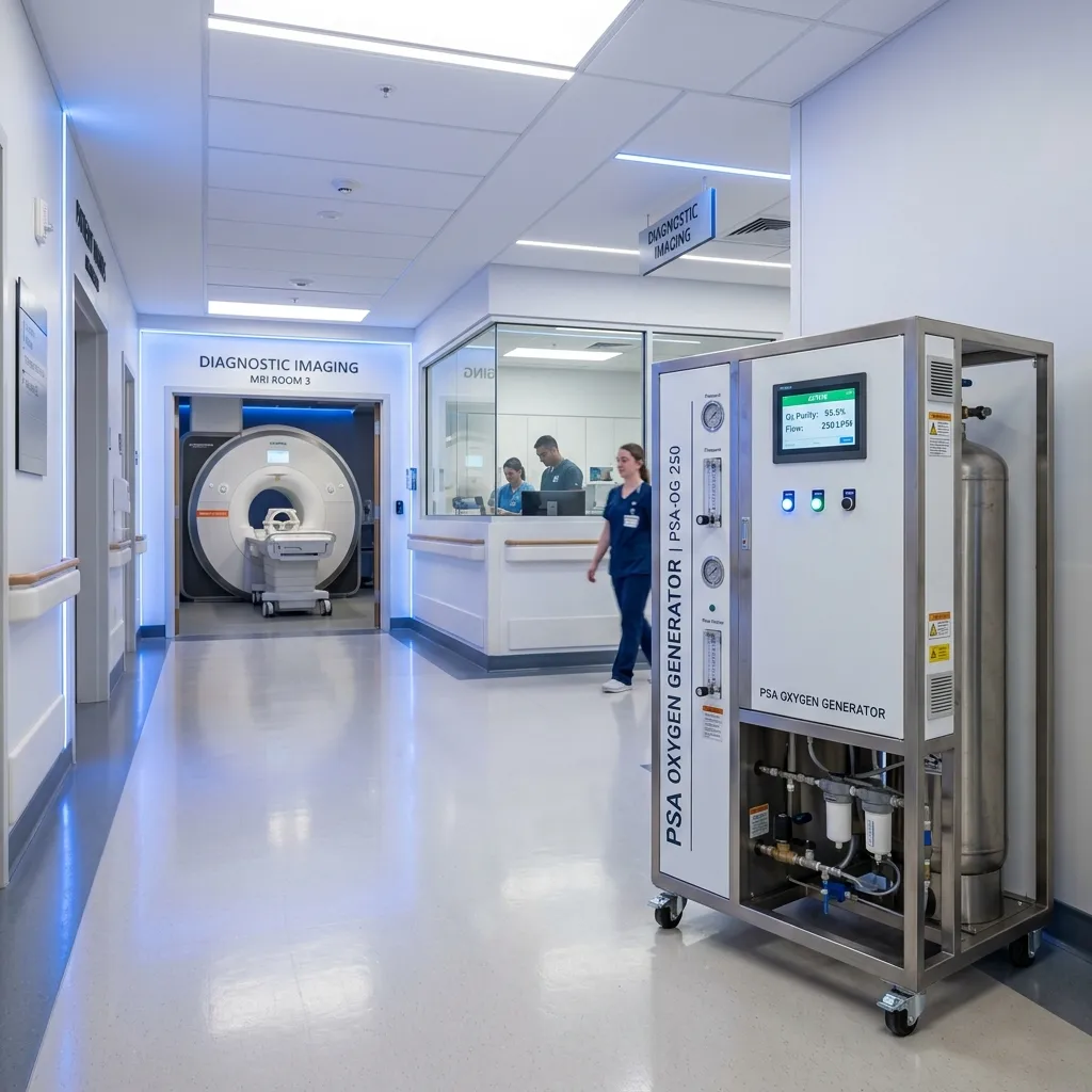 PSA oxygen generator and diagnostic imaging equipment
