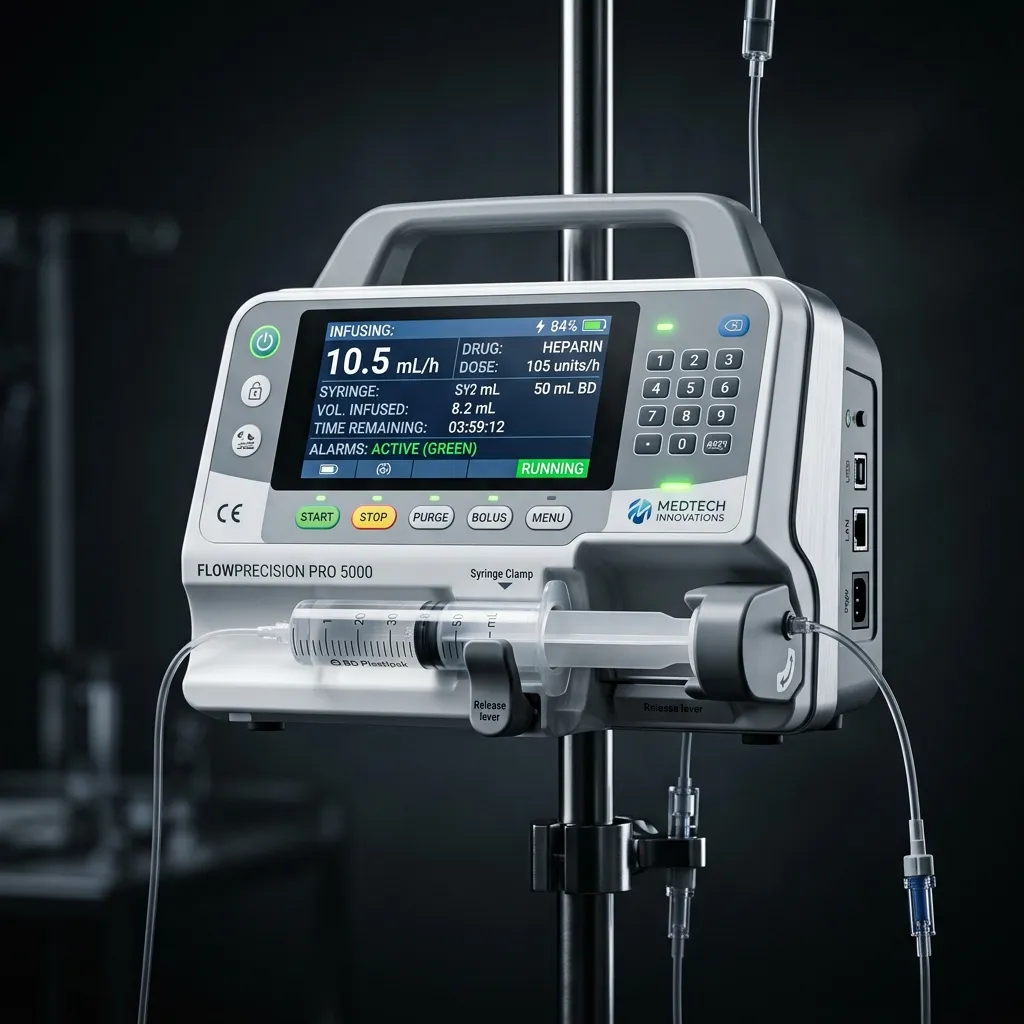 Precision medical infusion pump