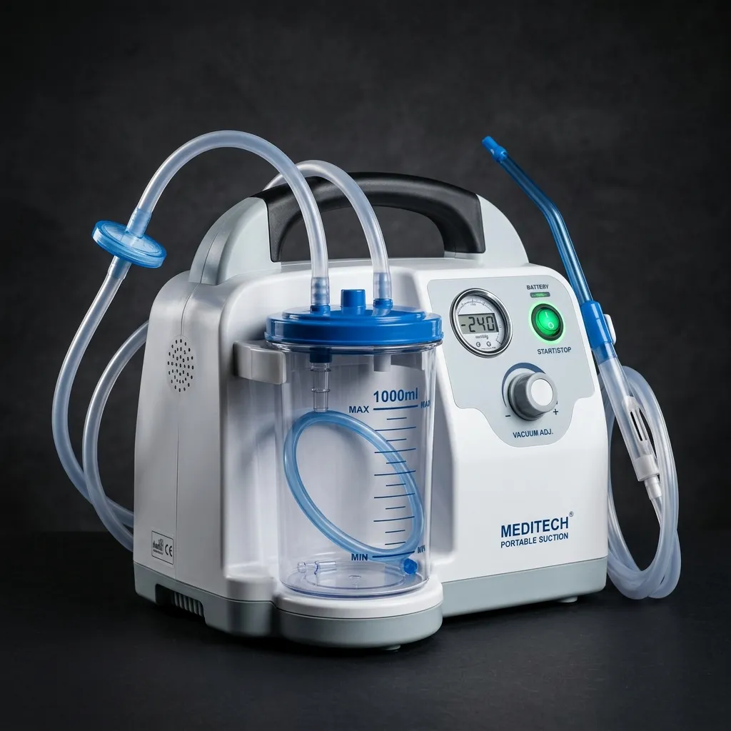 Mobile medical suction unit