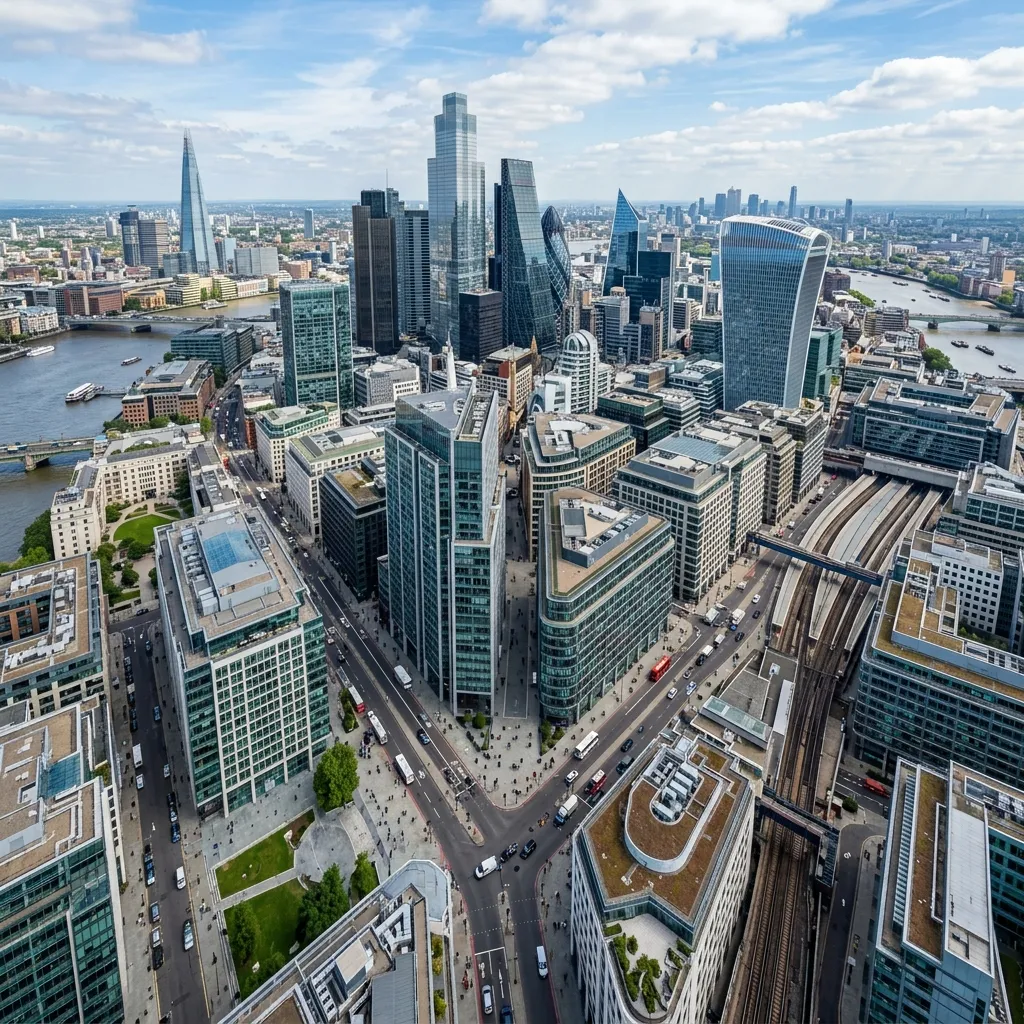 Aerial view of large-scale infrastructure project under construction